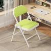 Outdoor Portable Foldable Chair Simple And Multifunctional Leisure Stool Office Training Chair With Backrest