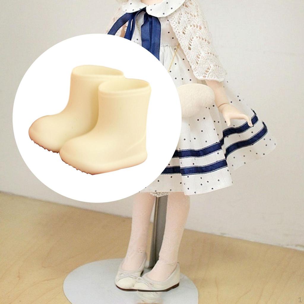 Bottes de pluie pour poupées, accessoires pour 1/12, mignonnes, imperméables, robustes, souples, Ob11