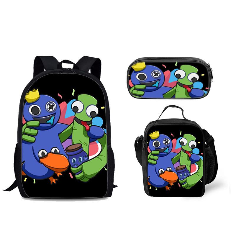 Regenbogen Freunde Rucksack Mit Kühlakku Brotdose Und Federmäppchen Für Den Täglichen Gebrauch