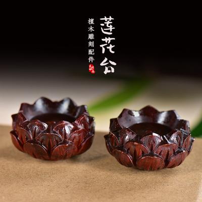 2 Adet Küçük Yapraklı Gül Ağacı Buda Heykeli Lotus Platform Tabanı Tütsü Çubukları DIY El Sanatları Aksesuarları Olarak Kullanılabilir