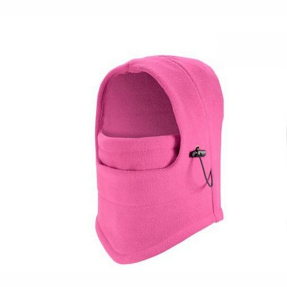 Man Thermal Winter Wind Protection Hooded Fleece Neck Prevent Warm Full Face Mask