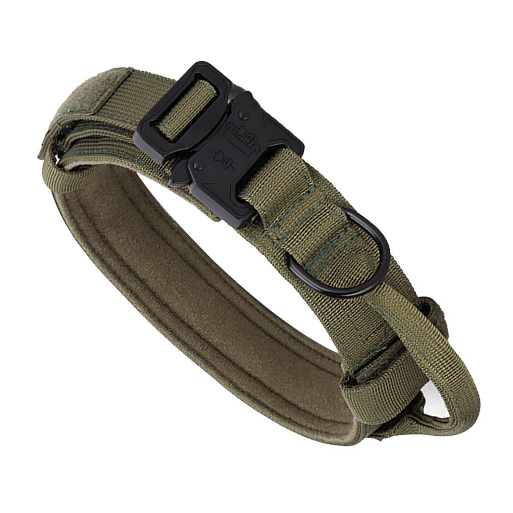 Dog Training Collar Professional Nylon Webbing Neck Protection Adjustable Pet Collar for Medium