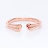 Rose Gold Open Heart Ring - European & American Style Women's Fashion Ring