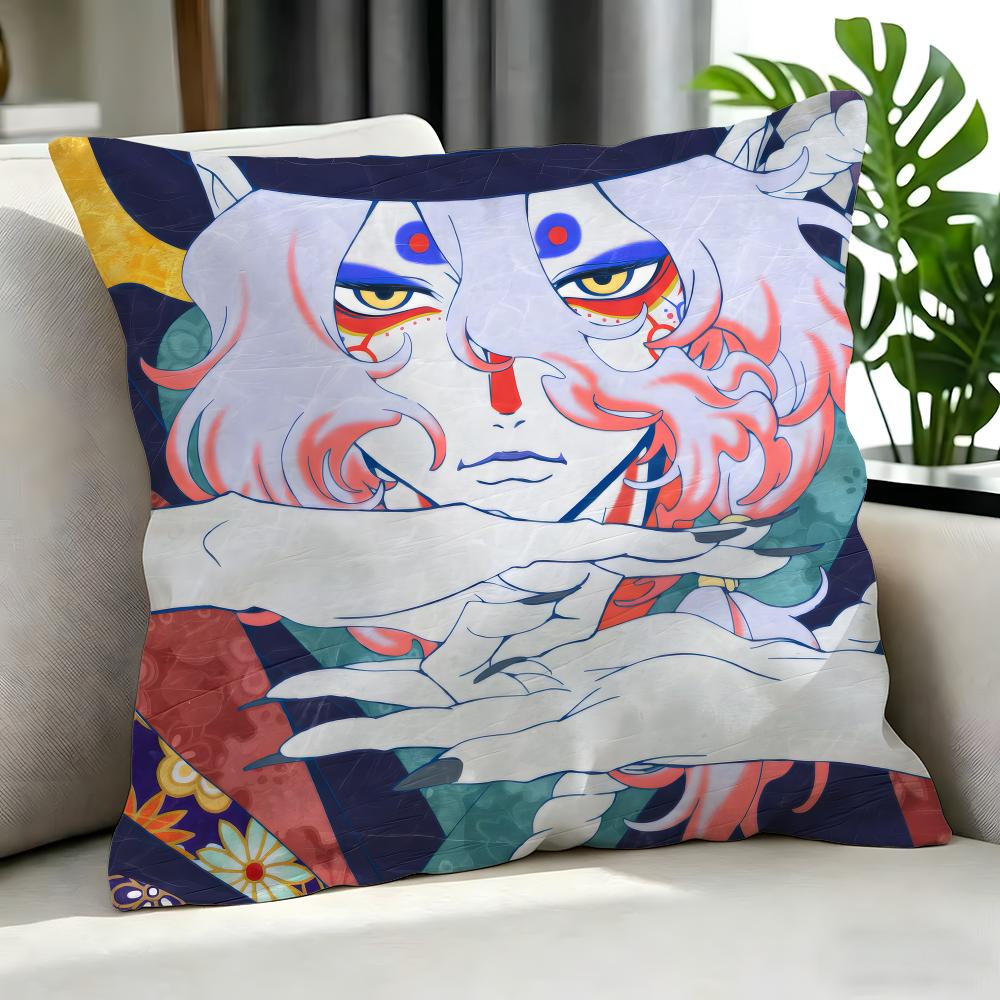 Anime MMononokeed Cushion Cover Cushion Cover Set Pcs X X X Pillowcase Decorative Sofa Home Decor