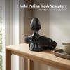 Skull-Shaped Glasses Holder with Wing Support Stable Rack Gothic for Dresser