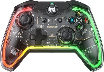 Controler cu fir pentru PC BIGBIG WON cu controler cu comutator din spate Macro cu fir Echipat cu sistem Gyro TURBO HD Compatibil cu instrucțiuni organice japoneze