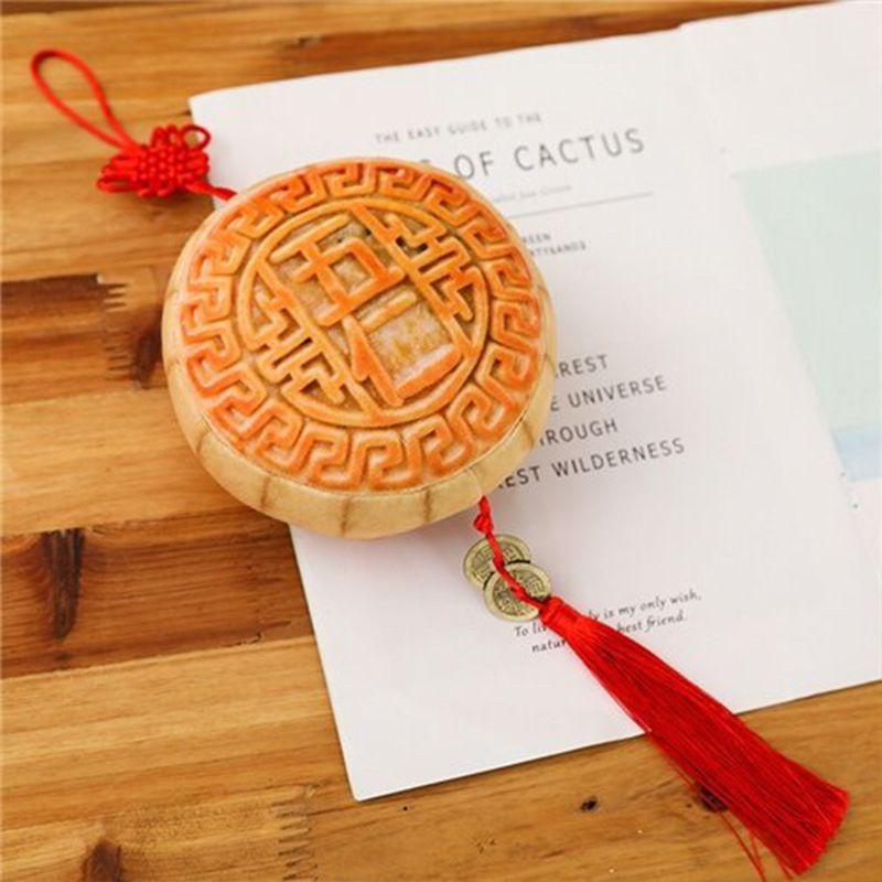 Soft And Cuddly Plush Mooncake Pendant Perfect Holiday Gift