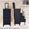 Multi-layer Wheeled Makeup & Nail Art Toolbox with Drawer