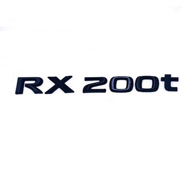 

Car Trunk ABS Chrome Gloss Black Letters Logos Badge Emblem Decals Styling Sticker For Lexus RX RX300 RX350 RX200t Accessories