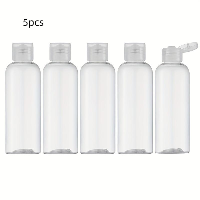 100ml transparent clamshell bottle, butterfly clamshell lotion bottle, cosmetics sub bottle, shampoo sample sub bottle прозрачный