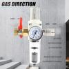 Air Compressor Moisture Filter 1/2in NPT Easy To Install Automatic Drain Air Line Filter with Valve  for Pneumatic Tools