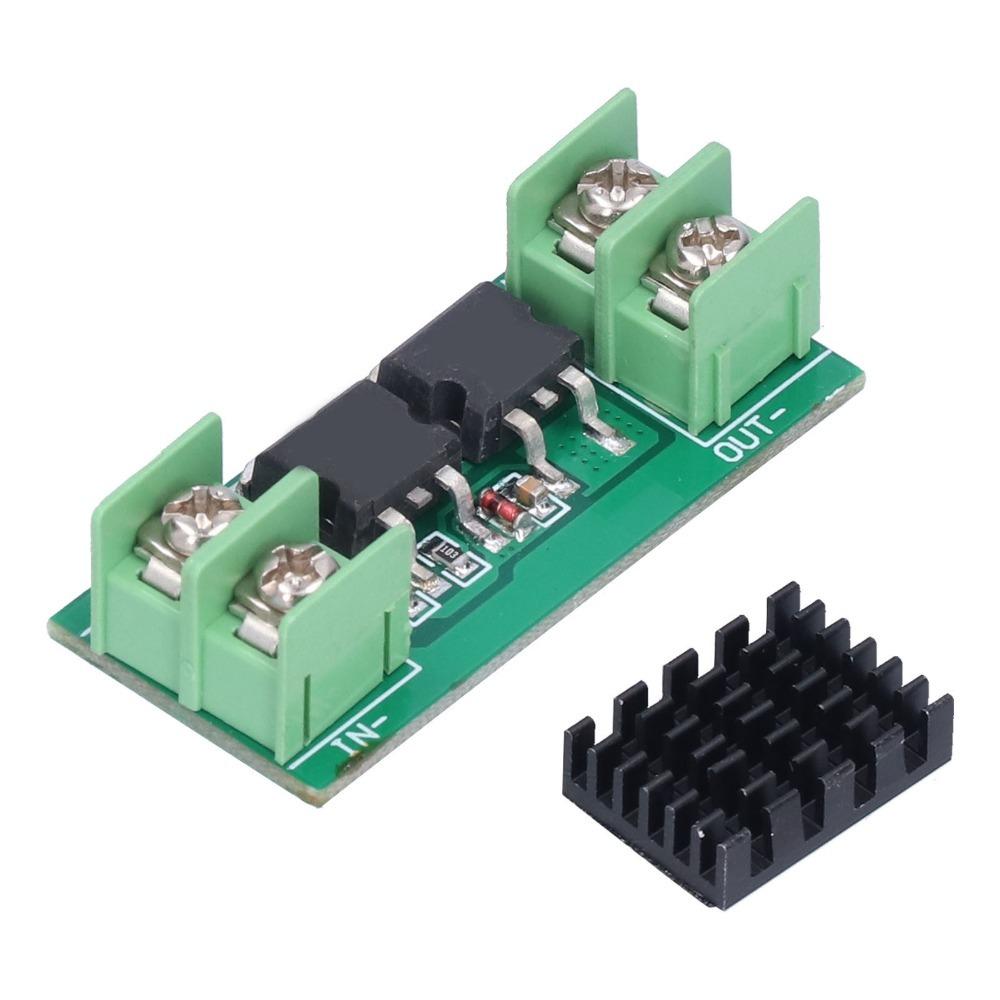 DC 5-60V Solar Ideal Diode Module Anti-backflow with Heatsink Solar Panel Anti Reverse Irrigation Ideal Diode 15A