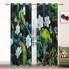 Lotus Curtains for Living Room Landscpe Thick Window Curtain for The Bedroom Aesthetic Room Decor Scenery High Shading Curtain