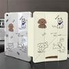 Cute Puppy Y Three Fold for Ipadair6/5 Protective Case 10/9/8 Generation 11 Inch Pro Anti-drop and Anti-bend MINI