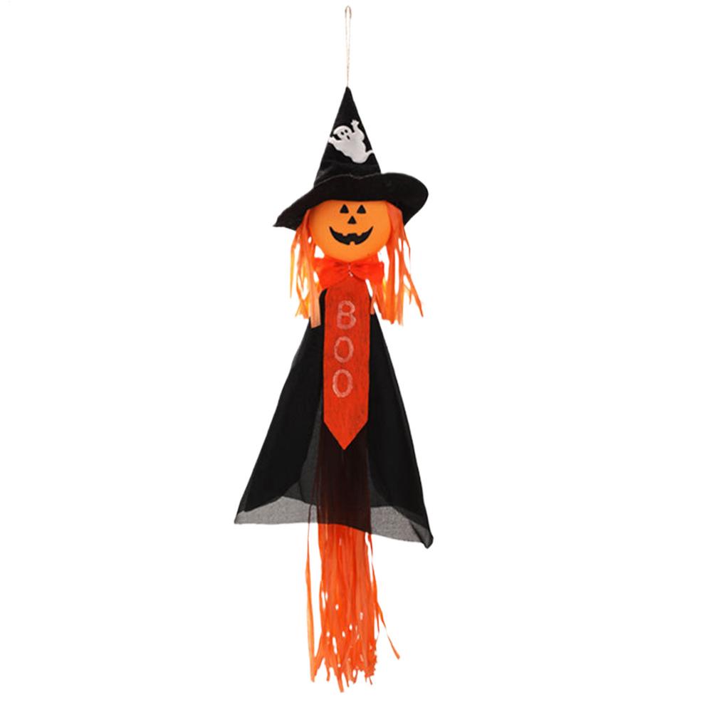 

Halloween Ornaments for Tree Scary Pumpkin Witch Yard Decor Hangable Whimsical Pendant for Garden Lawn Tree Wall Window Desk червоний