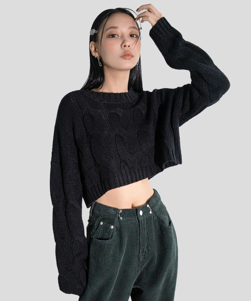 AVANDRESS Twisted Cropped Knit - 6Col