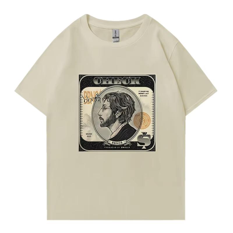 New In Hot Sale Bbno$ Check Fans Tour 2025 T Shirts Men Women Y2k Funny Vintage Short Sleeve T-shirt Unisex 100% Cotton Clothing