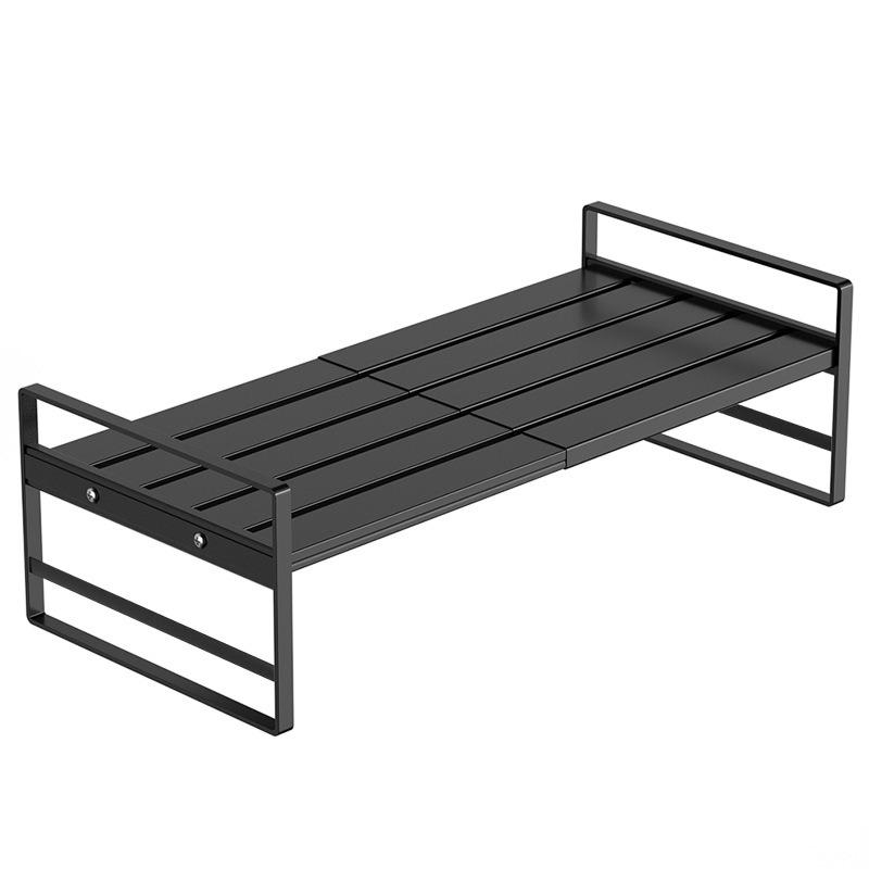 Retractable Kitchen Spices Storage Racks Home Multifunctional Tabletop Seasoning Holders Cupboard Sundries Organize Metal Shelf