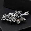 Vintage Kadınlar Noel Ağacı Renkli Rhinestone Broş Pin Kravat Iğnesi Rozeti