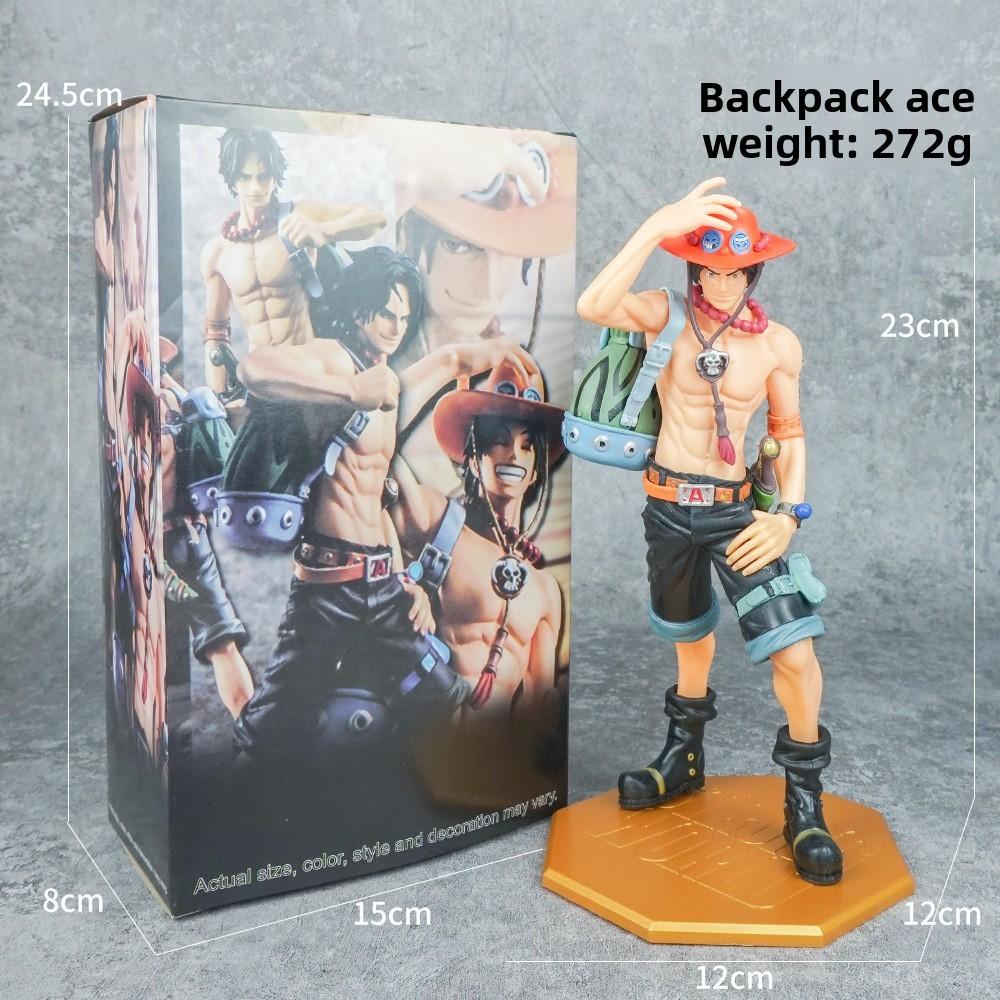 One Piece Ace Pvc Collectible Figure Backpack Model For Anime Fans