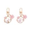 Accessories Headset Pendant Bag Ornaments Pink Sakura Rabbit Cat Keychain Bag Pendants Key Rings
