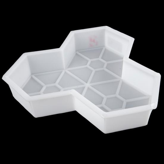 Brick Mold Wear-resistant DIY Maple Leaf Shape Easy Clean Non-stick Concrete Mold for Courtyard