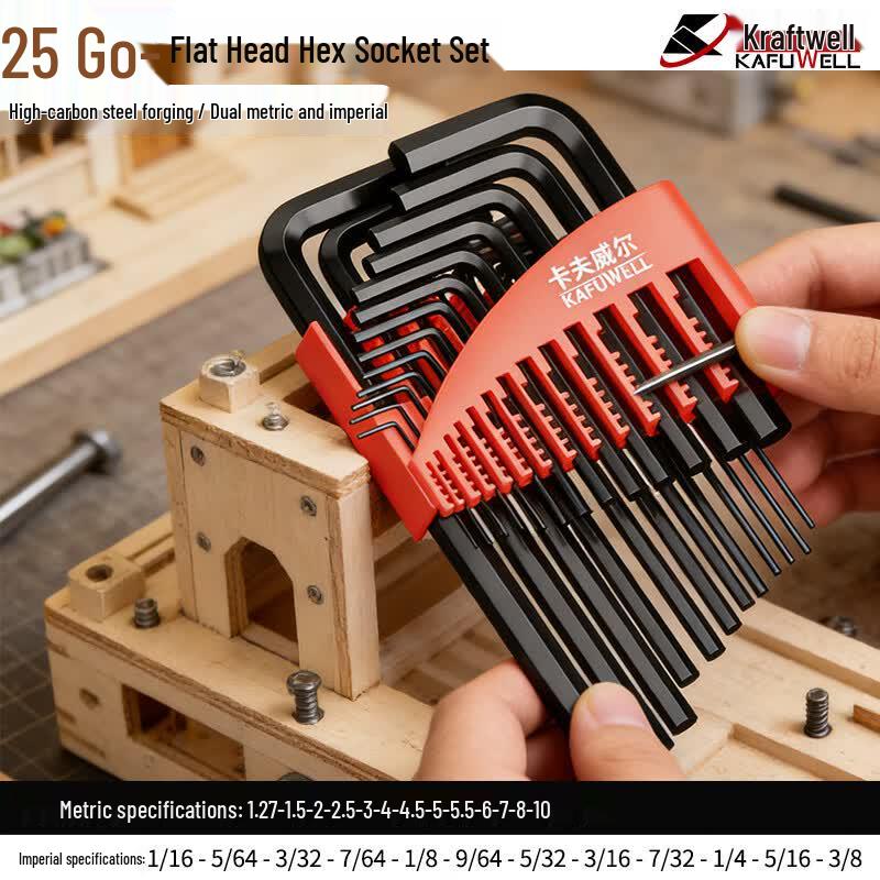 Kraftwerk 25-Piece Metric & Imperial Hex Key Set