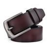 Men'S Leather Belt Retro Cowhide Belt Casual With Jeans Belt
