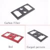 Real Carbon Fiber For Range Rover Vogue L460  Car Center Control Shift Panel Frame Decorative Sticker Car Accessories