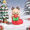 Festival Silicone Christmas Deer Boot Candle Mould for Craft and Holiday Decorations