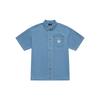 New MLB Base Logo Shirts Unisex Light Blue 3ADRH0143-50BLL