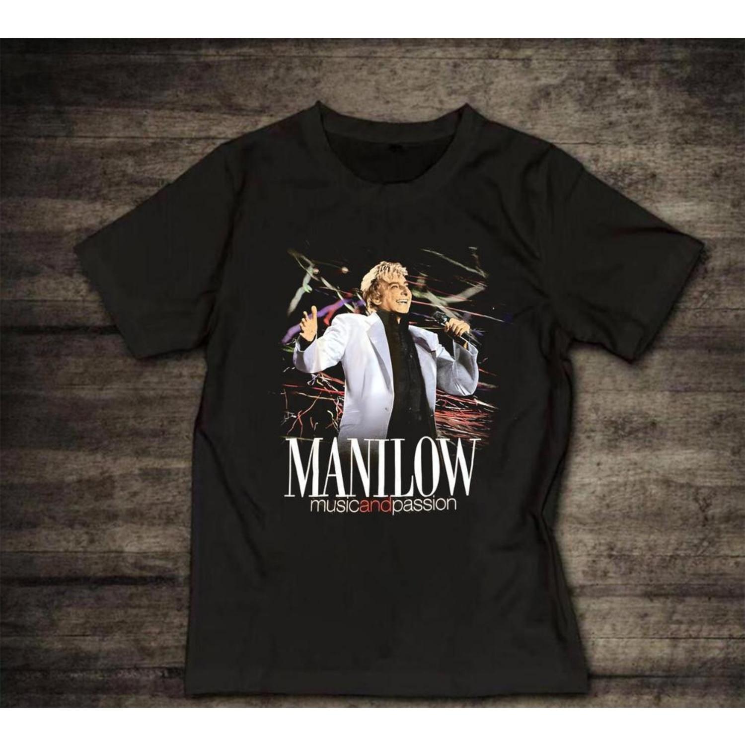 

New Hot Barry Manilow Singer T-Shirt Black Size S-5XL Gifl Unisex T-Shirt XXXXXL чорний