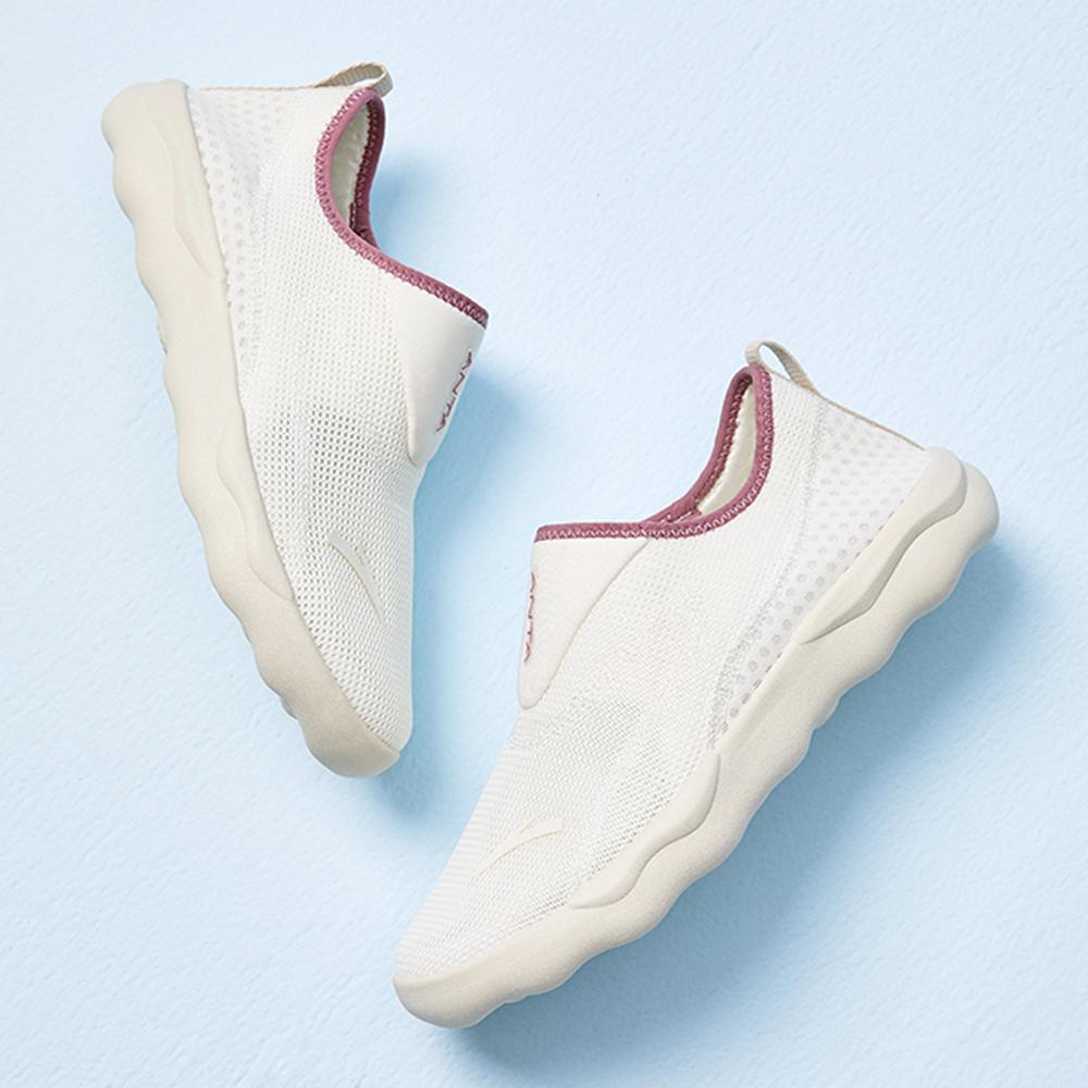 Anta Breathable Commute Casual Shoes Women Ivory White Black 922527703-1