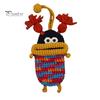 Key Case Cartoon Sausage Big Mouth Knitting Crochet Cover Storage Handmade Household Products Car Holder