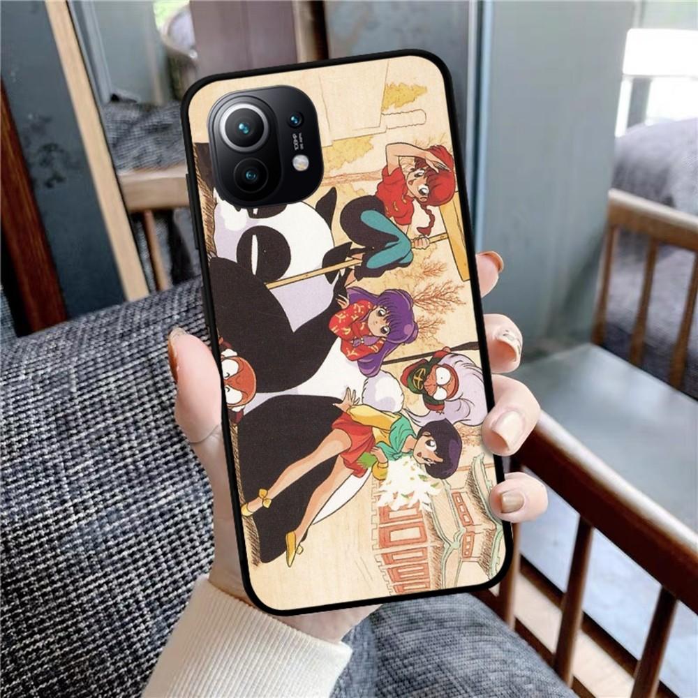 Cartoon Ranma ½ Phone Case For Xiaomi Mi 5X 8 9 10 11 12 Lite Pro 10T PocoX3pro PocoM3 Note 10 Pro Lite