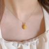 Women's Fashion Titanium Steel Necklace: Chic Luxury Collarbone Pendant