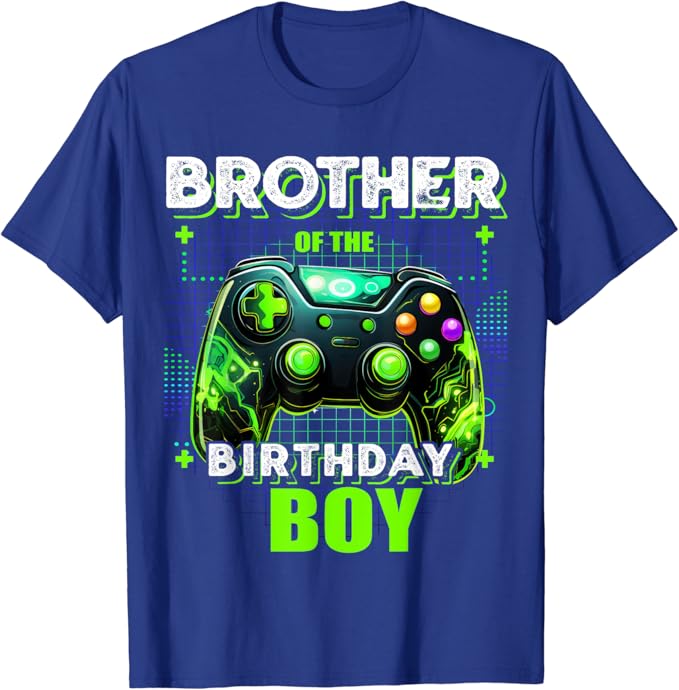 Cousin,Brother,Sister of The Birthday Boy Matching Video Game Birthday T-Shirt Humor Funny Gamer Graphic Tee Sons Daughters Gift