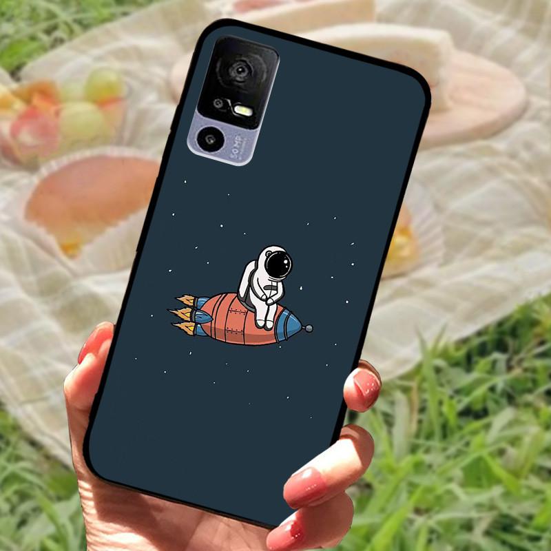 For TCL 40R Case TPU Soft Silicone Marble Phone Cover Case for TCL 405 406 408 403 TCL40R Shockproof Funda Love T771K Bumper