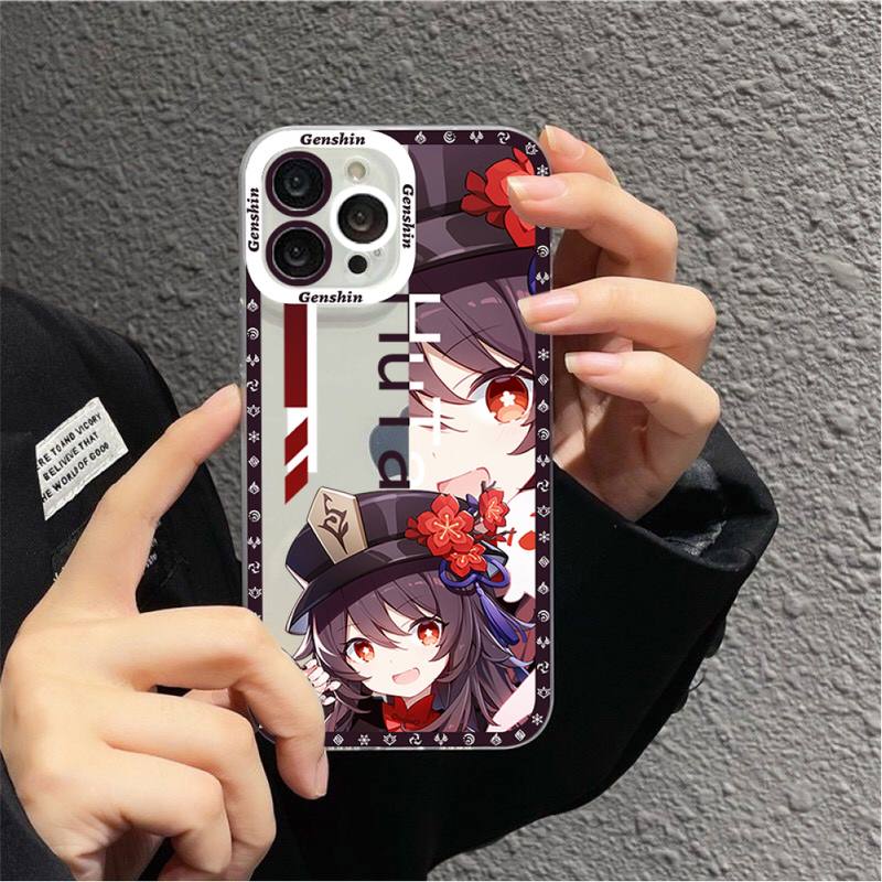 Anime Genshin Impact Phone Case for iPhone 11 12 13 Mini Pro Max 14 Pro Max Case Shell
