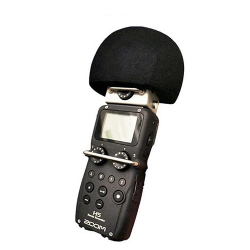 

Windproof Microphone Cover for ZOOM H5/H6 - Furry Mic Cover for Noise Reduction Black and White Short Fur