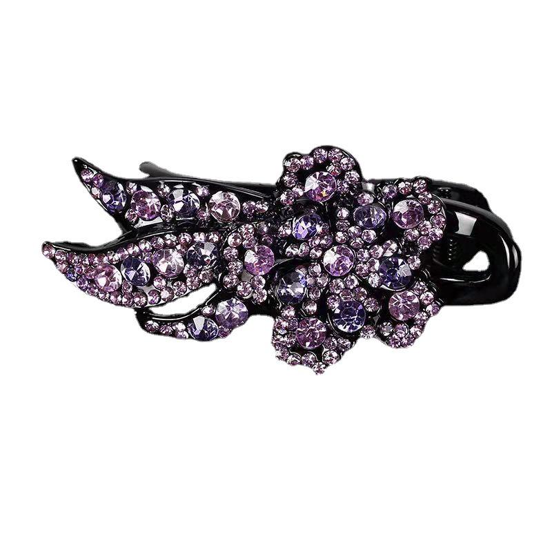 Koreanische Strass-Entenschnabel-Haarspange für Frauen