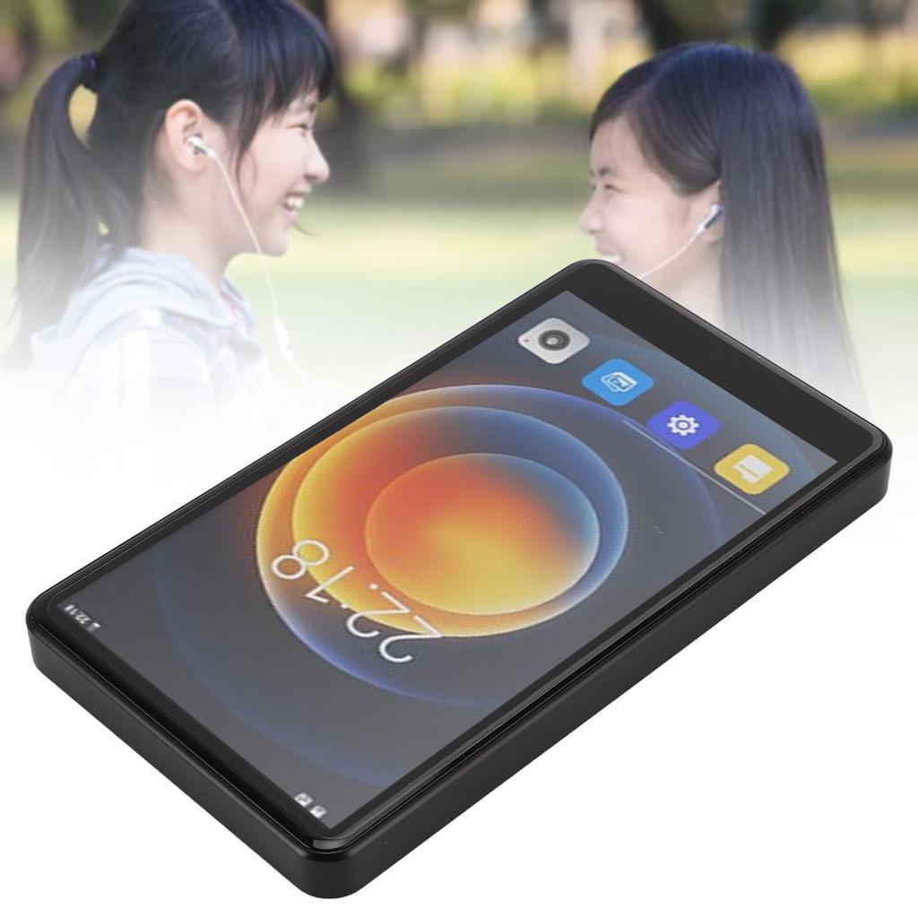 MP4 Player with 128GB Memory Card 5.2in Full Touch Screen High Definition MP4 Portable HiFi Digital 