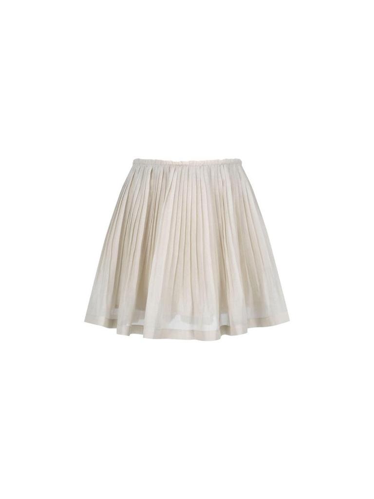 3-Day Korean Spring/Summer Solid Pleated Skirt & Slim-Fit Shirt for Women