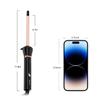 Hatteker Hair Curling Wand 9MM Tapered Curling Iron Professional Ceramic Hair Curler Wand for Long&Short Hair