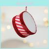 Weihnachtstrommel Anhänger Weihnachtsbaum Hängendes Ornament Mit Festlicher Dekoration Für Feiertagsfeiern