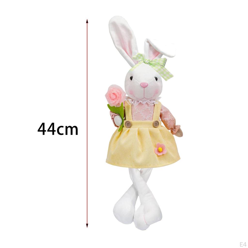 Easter Animal Doll Desktop Ornament ,Desk Table Decor ,Cartoon Bunny Figure for