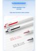 Hobby GP2830 Silent Gel Pen, 0.5 Bullet Tip, Black/Red