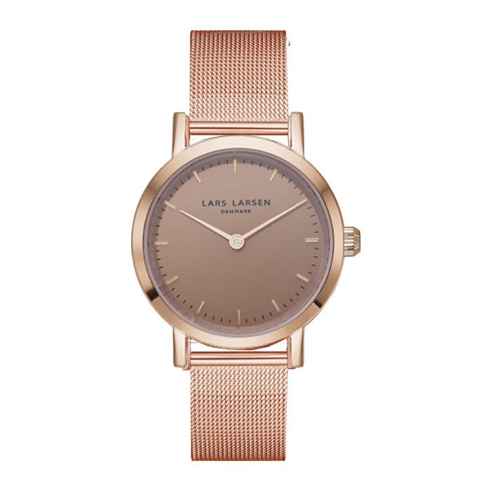 Larsson & Jennings Larsson British Simple 40Mm Mesh Steel Strap Waterproof Quartz Watch 791