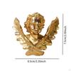 Cherub Wall Sculpture Art Decor Adornment Housewarming Gift Wing Angel Statue Lovely Resin