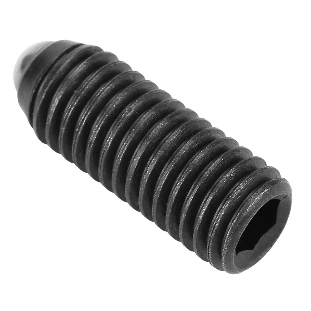 10pcs M10 Screw Thread Hex Socket Carbon Steel Ball Spring Plungers Set (M10*30)